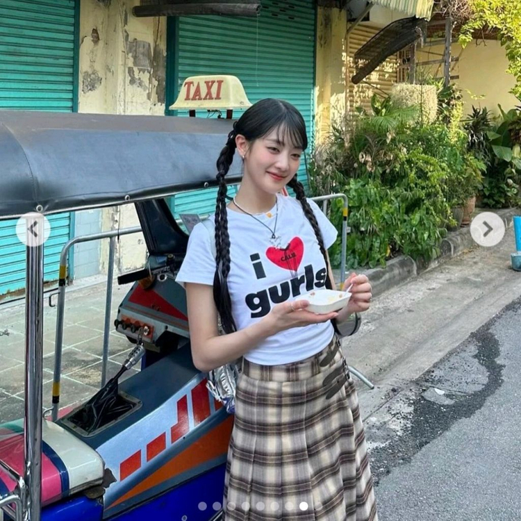 에즈이프캘리 gurls 크롭 반팔티셔츠 aeae 글로니--2