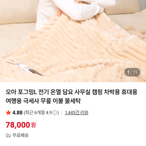 오아 포그밍L 전기 온열 담요