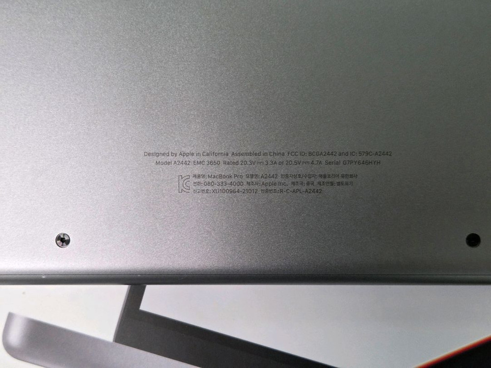 [풀박스 S급] 맥북 프로 14형 / 2021년 / M1 / 16GB / 스페이스 그레이--1