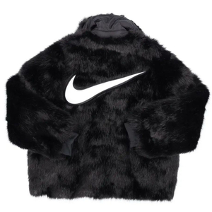 나이키 앰부쉬 리버시블 퍼 자켓 코트 블랙 이미지