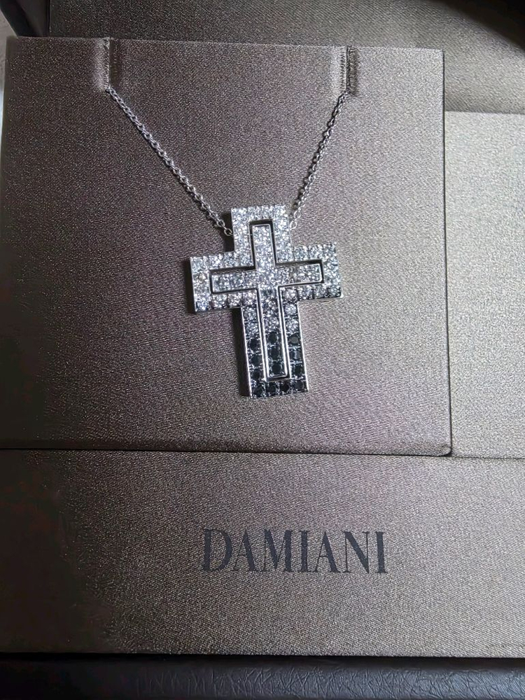 다미아니 벨에포크 라지 목걸이 블랙다이아 이미지