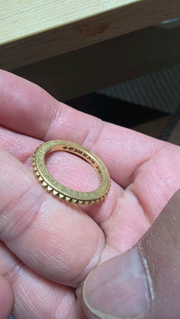 22k 크롬하츠st반지 925팔치 이미지