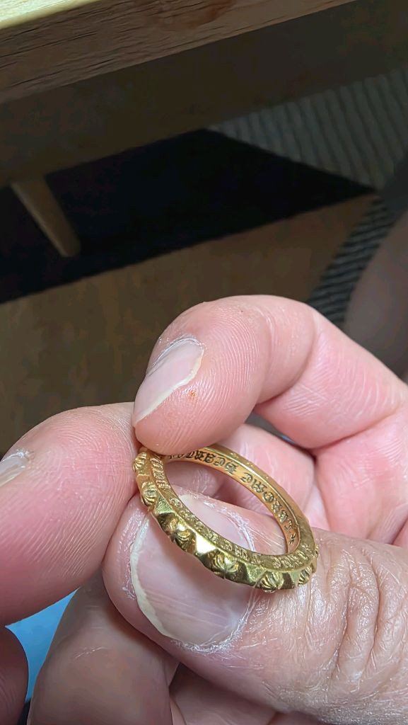 22k 크롬하츠st반지 925팔치 이미지