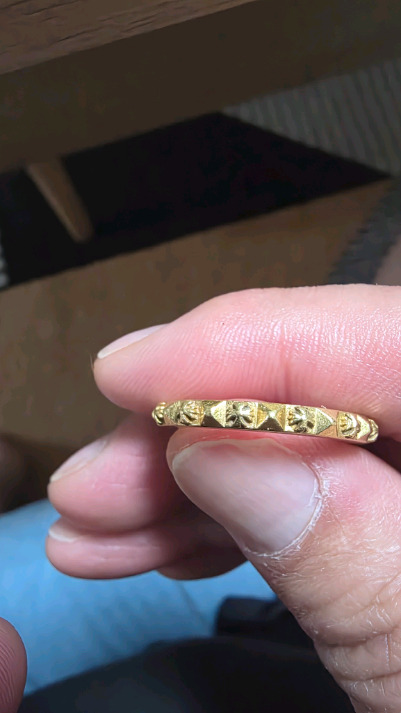 22k 크롬하츠st반지 925팔치 이미지