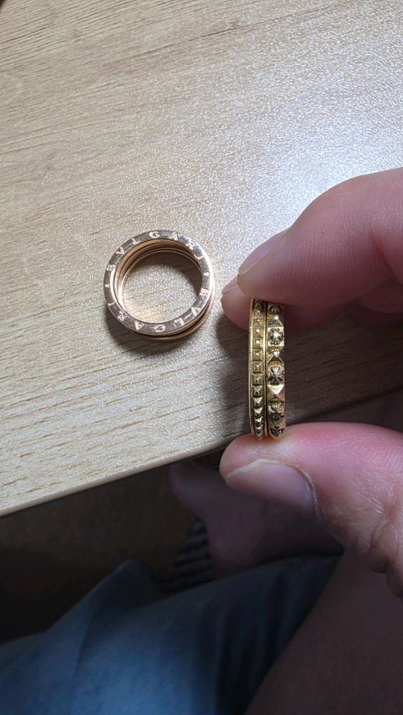 22k 크롬하츠st반지 925팔치 이미지