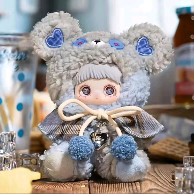 메이메이 베어쿠키 인형 키링 아이러브유 엔드리스러브 별자리--2