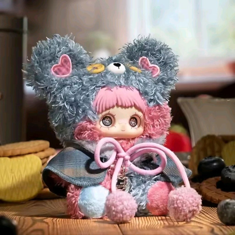 메이메이 베어쿠키 인형 키링 아이러브유 엔드리스러브 별자리--3