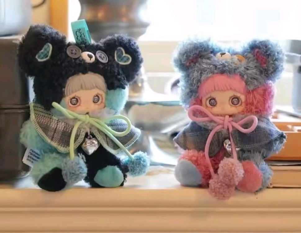 메이메이 베어쿠키 인형 키링 아이러브유 엔드리스러브 별자리--6