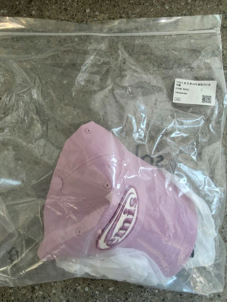 이미스 모자(라이트 퍼플) 팝니다--1