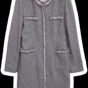 여 44-55 아이잗바바 트위드 집업 원피스