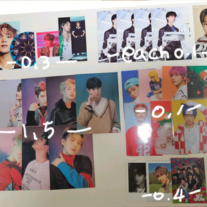 엔시티 엠파시 엽서, 스티커 앨범 구성품, 캔디 엽서, 폴라로이드 등 앨범 구성품