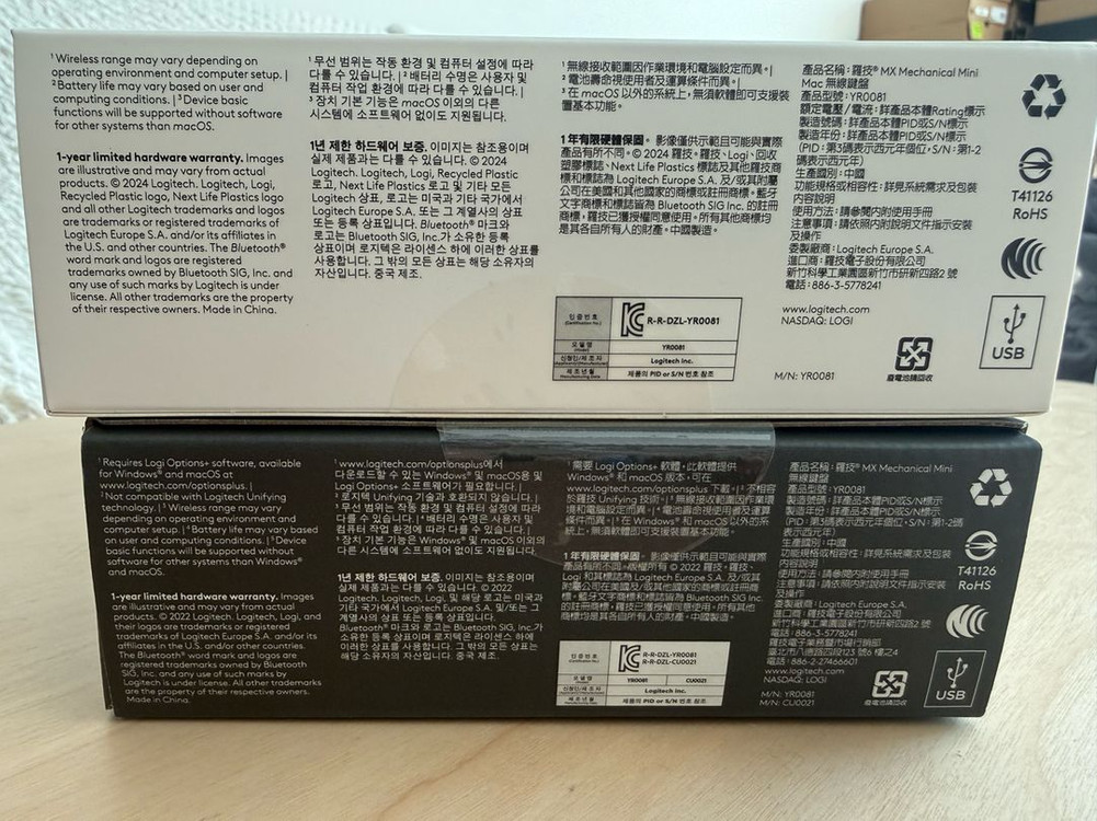 로지텍코리아 MX MECHANICAL MINI for mac 화이트--3