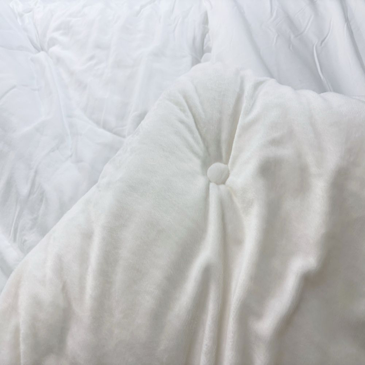 화이트,민트 슈퍼싱글 국내산 모달 극세사 차렵이불--3