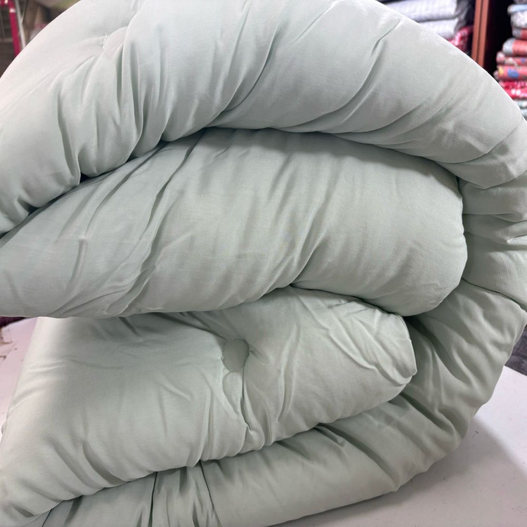 화이트,민트 슈퍼싱글 국내산 모달 극세사 차렵이불--5