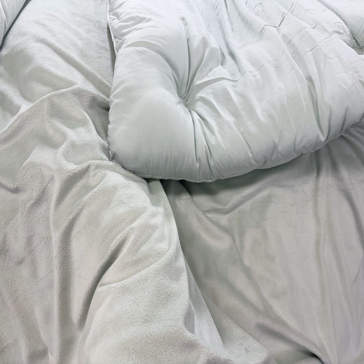 화이트,민트 슈퍼싱글 국내산 모달 극세사 차렵이불--8