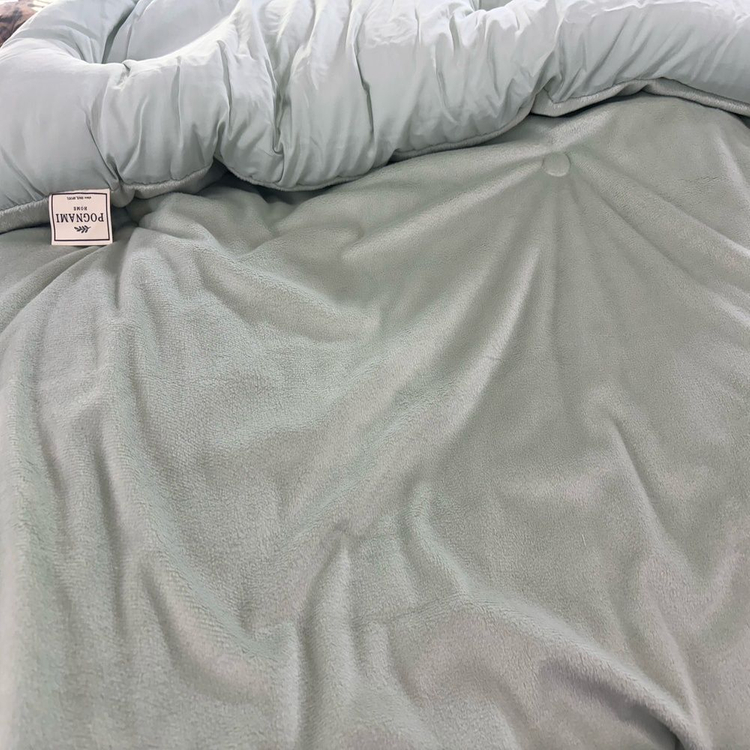 화이트,민트 슈퍼싱글 국내산 모달 극세사 차렵이불--9
