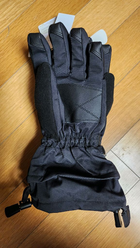 티롤리아 아동용 스키 보드 장갑 블랙 새상품--1