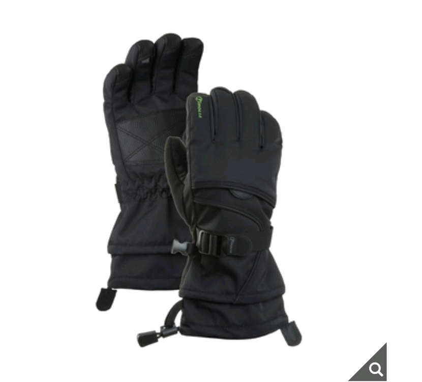 티롤리아 아동용 스키 보드 장갑 블랙 새상품--2