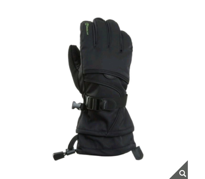 티롤리아 아동용 스키 보드 장갑 블랙 새상품--3