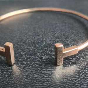 티스타일 뱅글팔찌 로즈골드 (새상품(