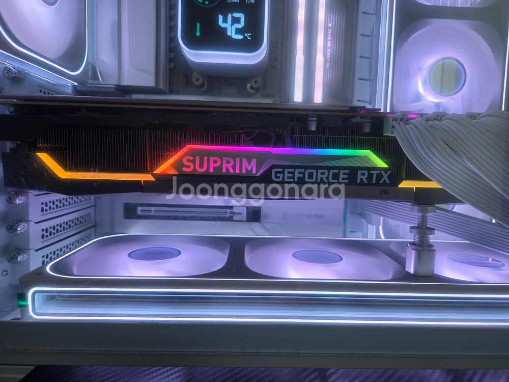 MSI 3080 TI SUPRIM X 팝니다--6
