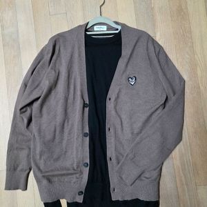 Keith Haring 키스해링 남성 가디건 105 브라운