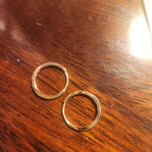 제이에스티나 14k 링 귀걸이