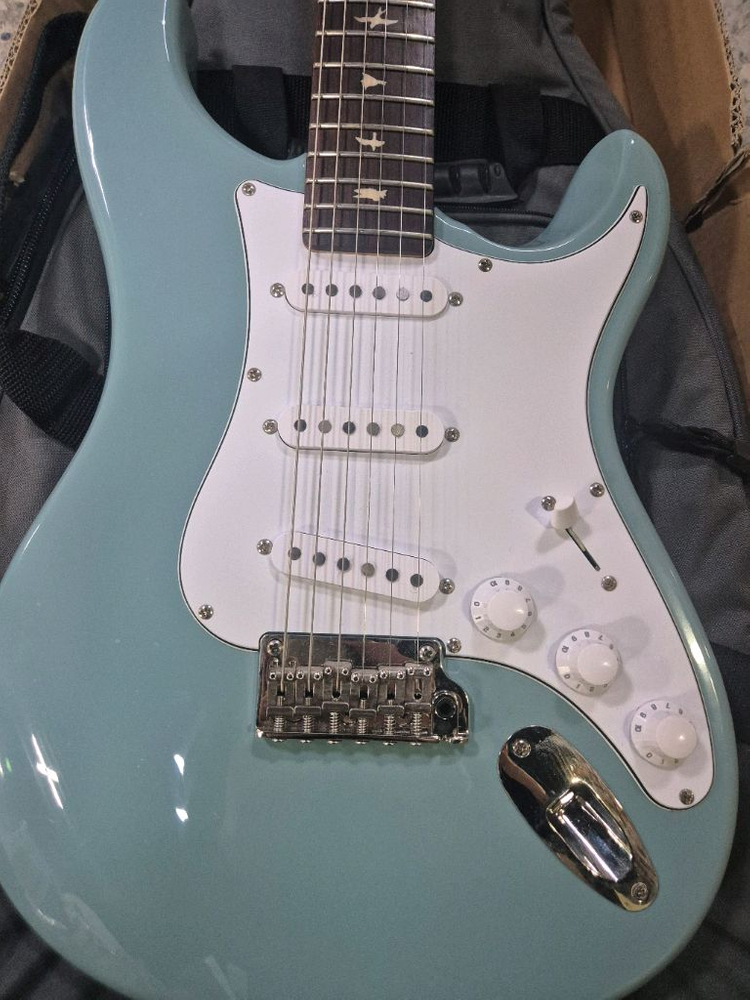 prs se 실버스카이 2022 스톤블루 일렉기타 판매--1