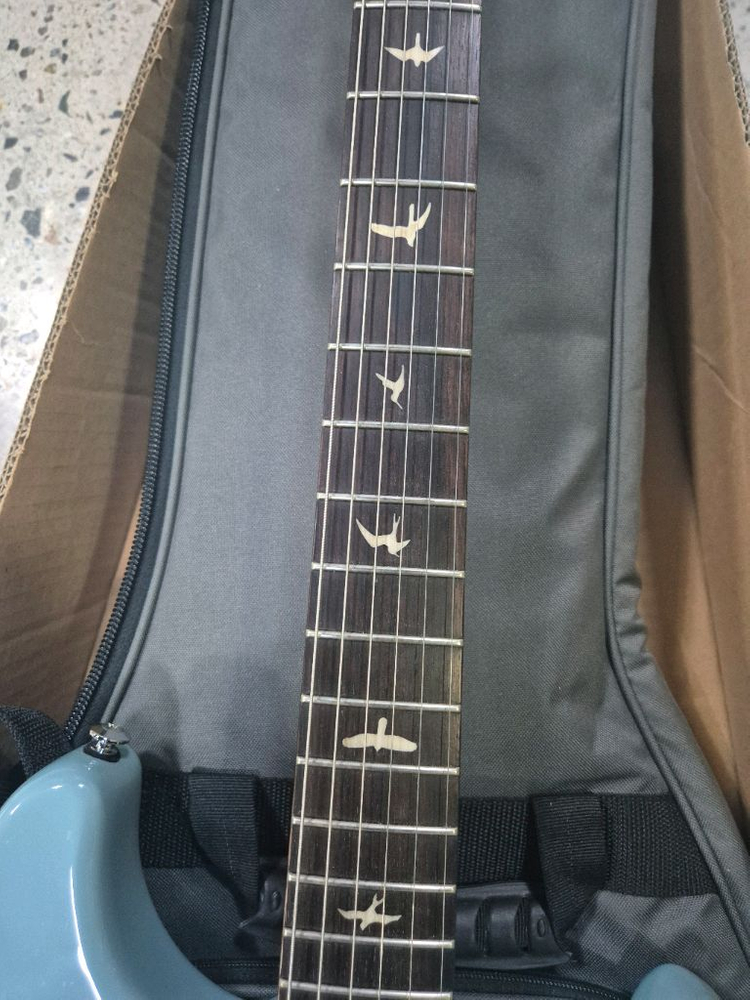 prs se 실버스카이 2022 스톤블루 일렉기타 판매--3