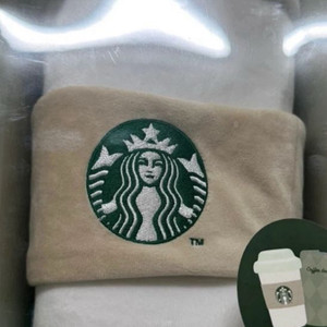 스타벅스 오텀 매트 파우치 담요 미사용 새제품