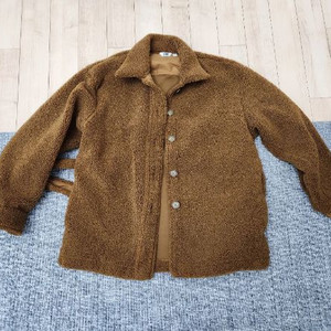 뽀글이 자켓 77사이즈뽀글이 좋아해서