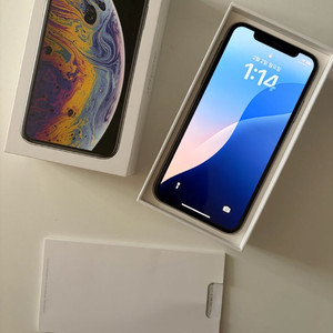 아이폰XS 실버 256GB 박스포함
