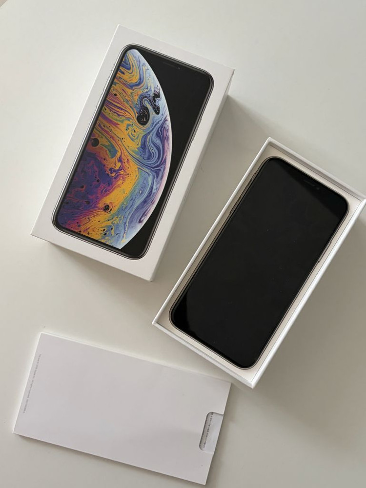 아이폰XS 실버 256GB 박스포함--1