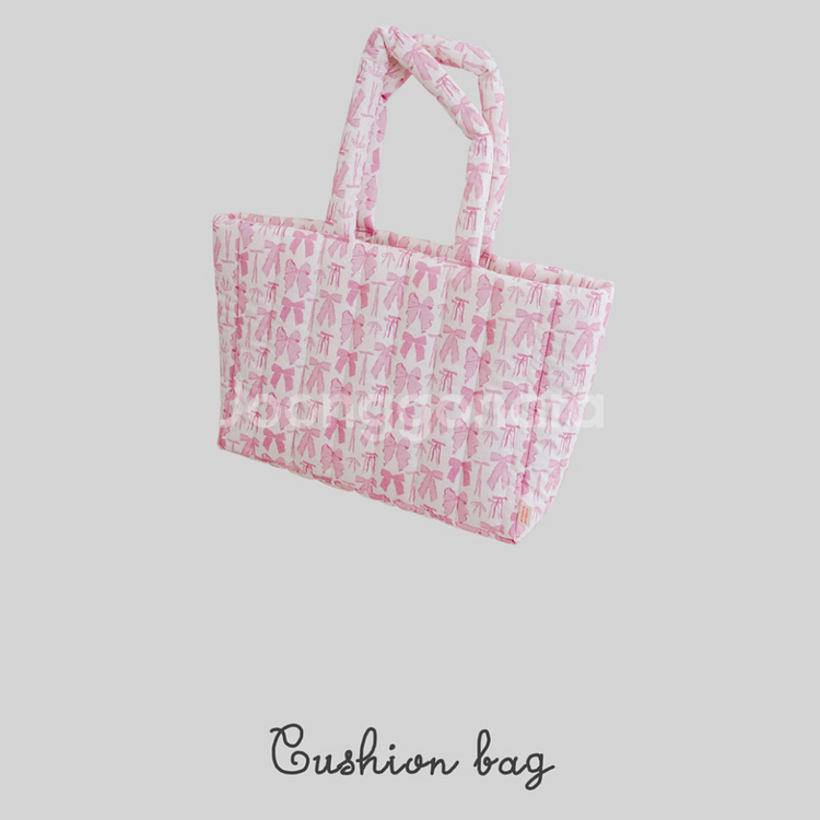 프프 프레젠트프로젝트 핑크리본 쿠션백 판매합니다--1