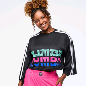 줌바티셔츠 크롭티