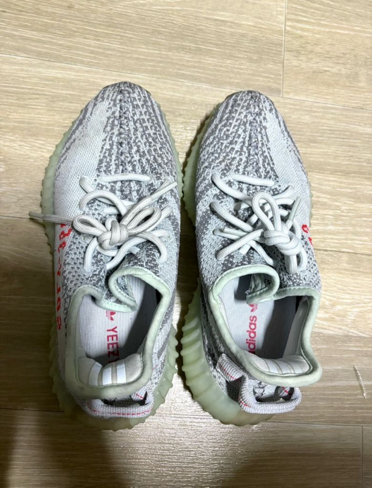 (1회착용)아디다스 이지 부스트 350 V2 블루틴트(235) 이미지