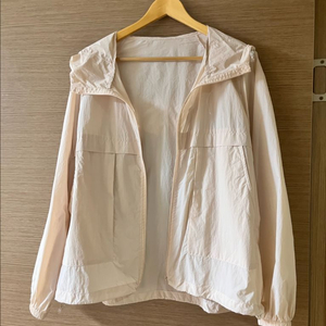 연핑크 스트링 바람막이