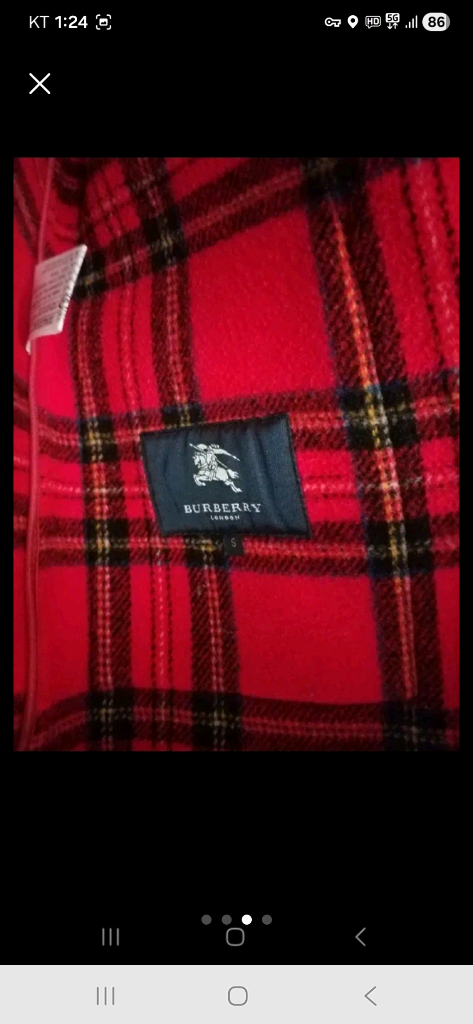 버버리런던 정품 코트 100-105 영국사이즈 s--4