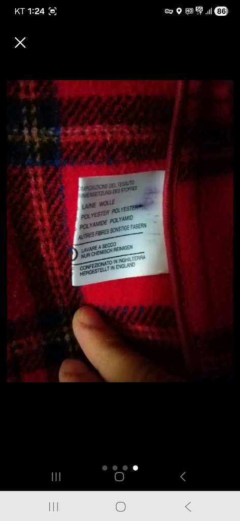 버버리런던 정품 코트 100-105 영국사이즈 s--6