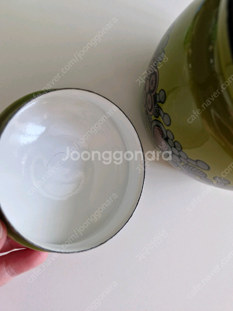 아라비아핀란드 빈티지 피넬 프리마베라 법랑 주전자--7