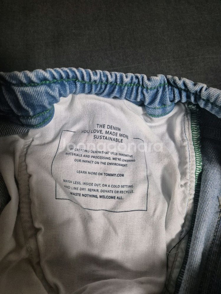 [미사용품] 타미진스 밴딩 청바지--4