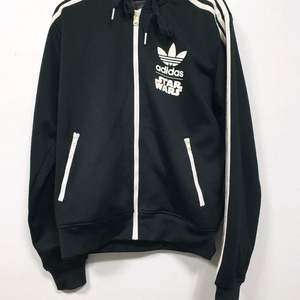 아디다스 X 스타위즈 검정색 후드 집업 자켓 105사이즈