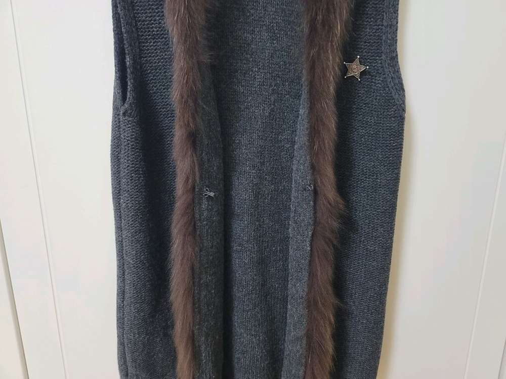 지오베디 캐시미어 폭스트리밍 가디건--2