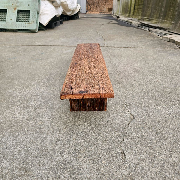 올드오크 고재선반 화분정리대 모니터받침대 이미지