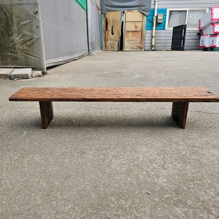 올드오크 고재선반 화분정리대 모니터받침대 이미지