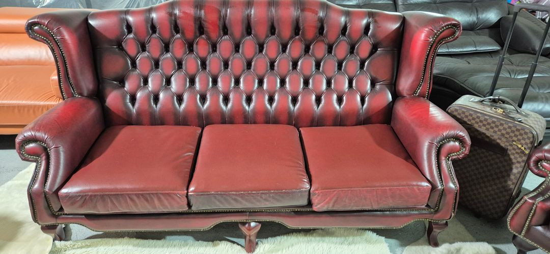 체스터필드 이태리 마스트로또 전체 천연가죽3+1인 소파--3
