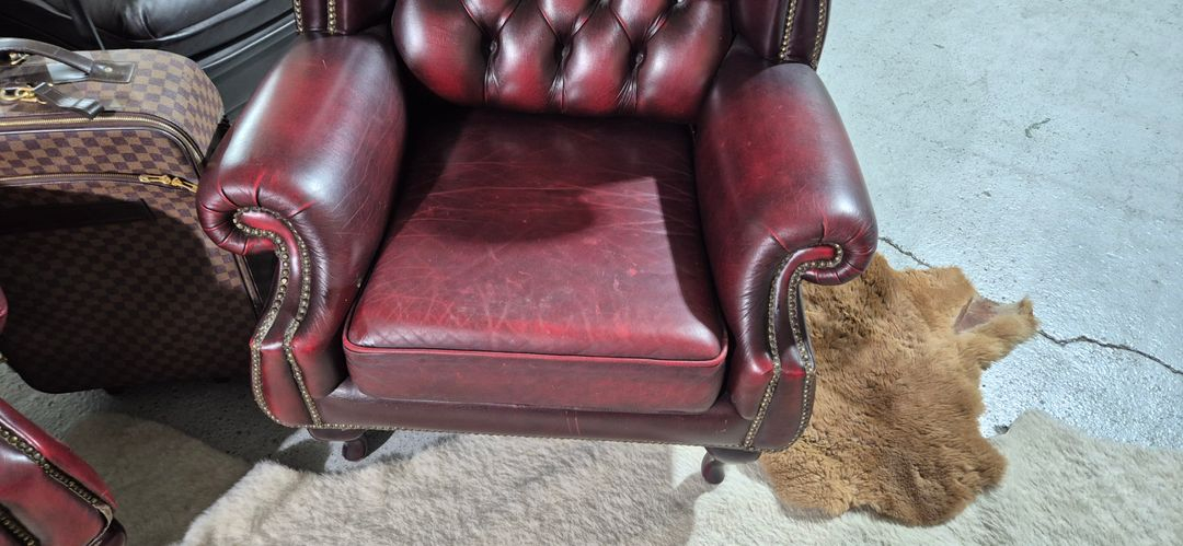 체스터필드 이태리 마스트로또 전체 천연가죽3+1인 소파--7