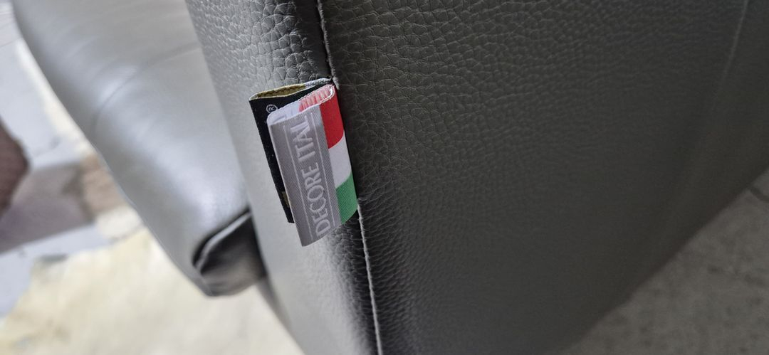 자코모 이태리 천연 통가죽 4인 카우치 소파--8