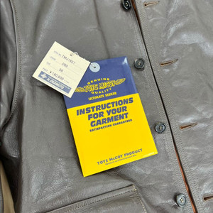토이즈맥코이 레더 자켓 가죽 자켓 TOYS McCOY TYPE A-1 LEATHER JACKET TMJ1827 이미지