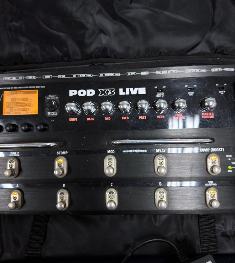 Line6 POD X3 Live 기타 멀티 이펙터 기타이펙터 이미지